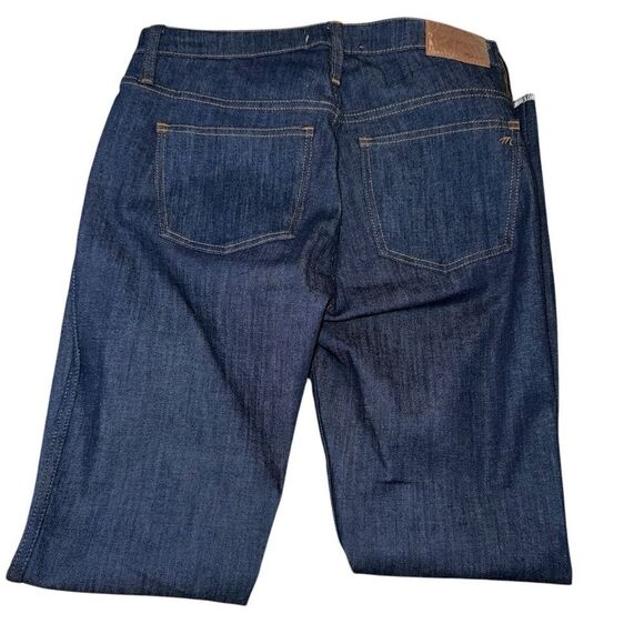 Madewell NWT 9" Mid-Rise Raw Hem Skinny Jeans in Larkspur Size 26 - Picture 5 of 6